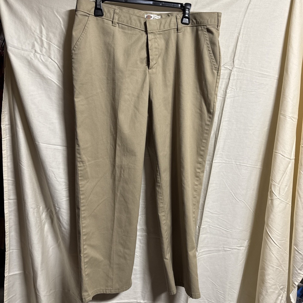 Women's Dickies Work Pants Size 14 Khaki